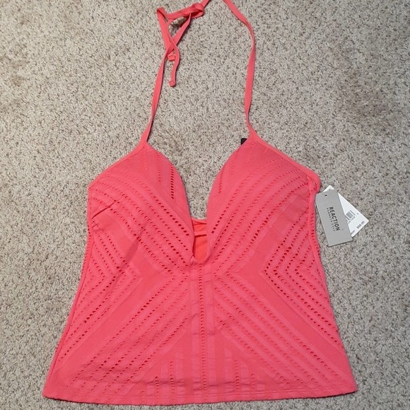 NWT Kenneth Cole Reaction push up halter swim top, $88.00 - Picture 1 of 5